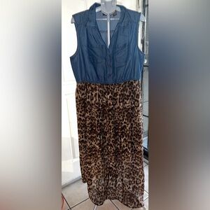 Speed Control- Denim Maxi Dresses for Women